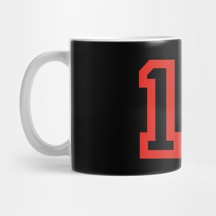 Sports Shirt #18 (red letters) Mug